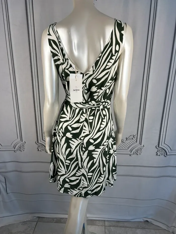 Robe sans manches Artlove kaki T.36 / S neuve - photo numéro 4