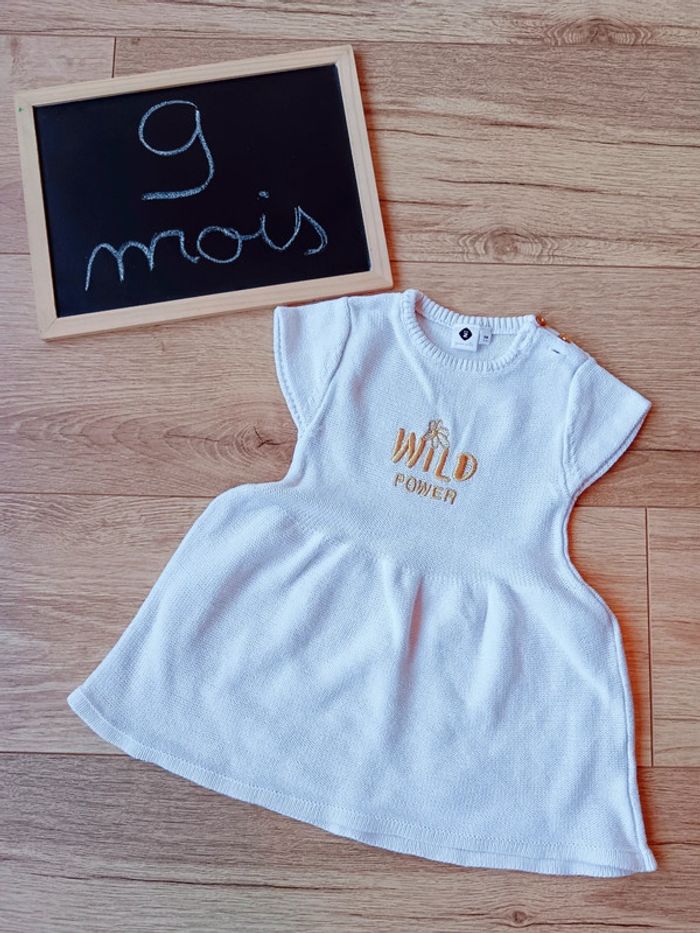 Robe blanche Grain de Blé