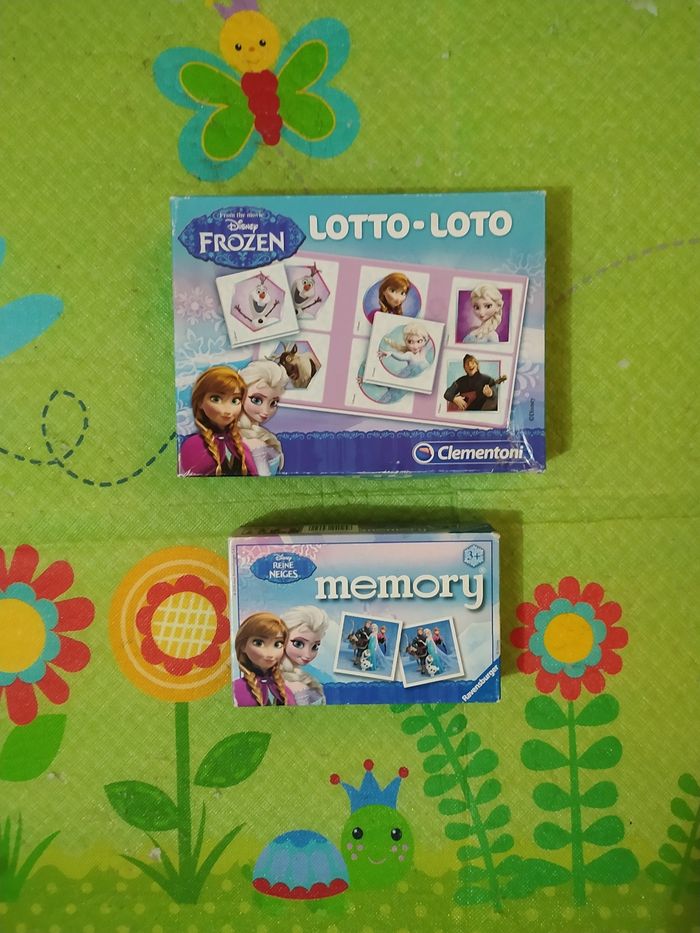 Loto et Memory Reine des Neiges