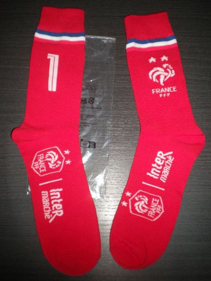 Chaussettes de foot neuves, Fédération Française de Football FFF