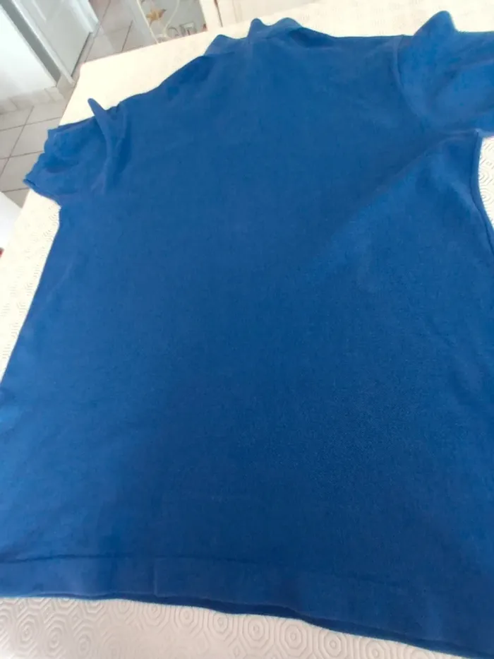 Polo Lacoste T 40/42 bleu - photo numéro 4