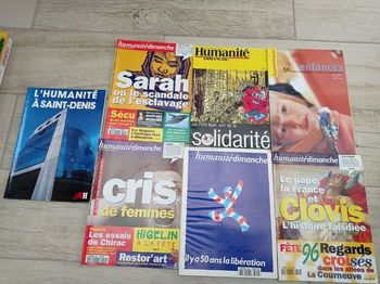 Lot de revues "L'Humanité Dimanche" Années 90