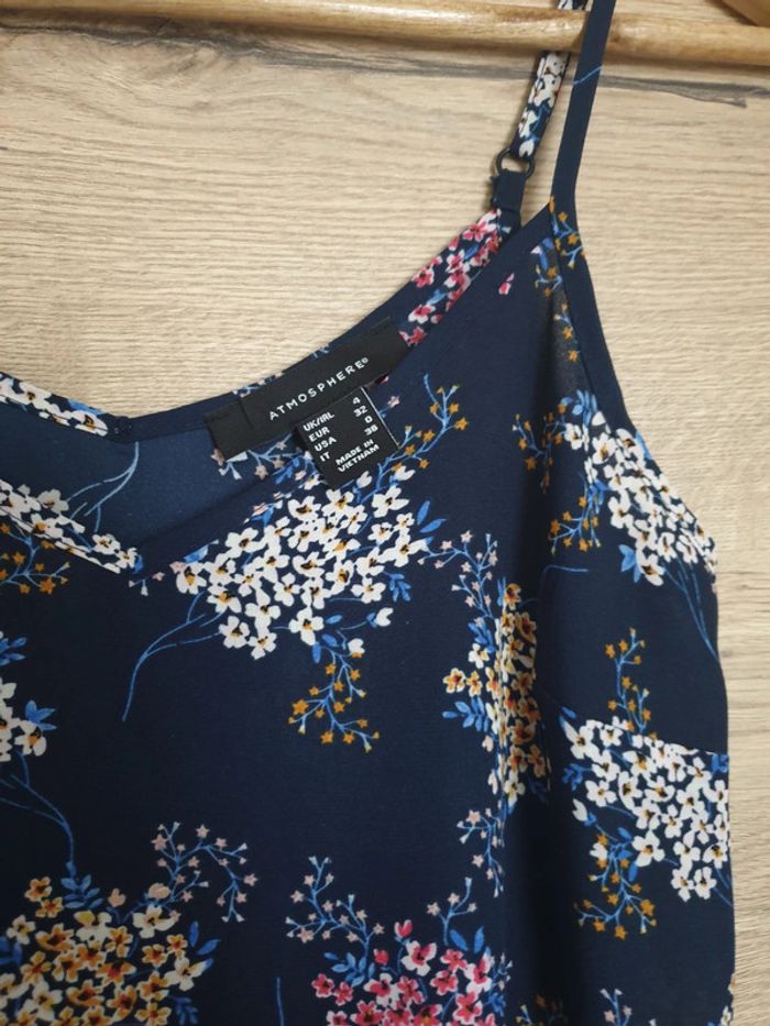 Top blouse fleurie atmosphère - photo numéro 3