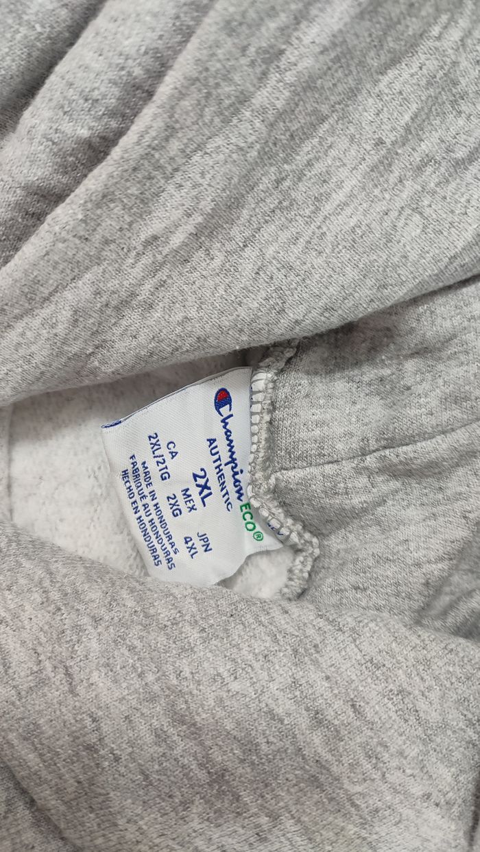 Vêtement Homme Sweatshirts Sweats pull à capuche gris Champion taille XXL 2XL #Retrostreet - photo numéro 5