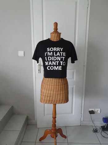 t-shirt noir taille s CA1