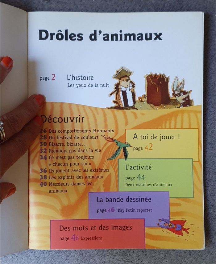 Livre illustré Jeunesse "Drôles d'Animaux!" (6-9 ans) / Nathan - photo numéro 3