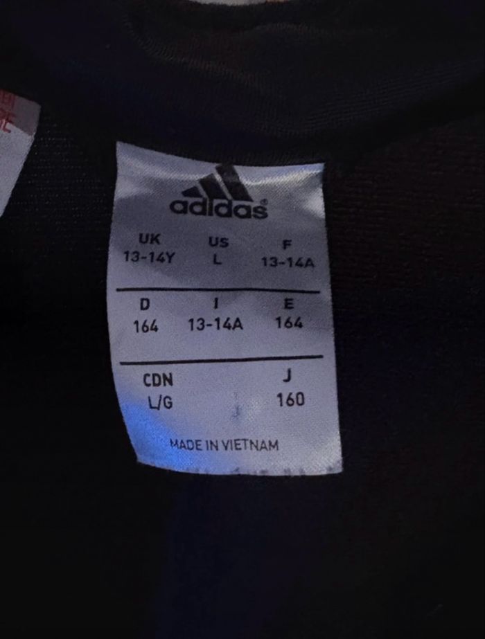 Ensemble Adidas enfant – Noir & jaune fluo – Neuf (sans étiquette) – 13/14 ans - photo numéro 2