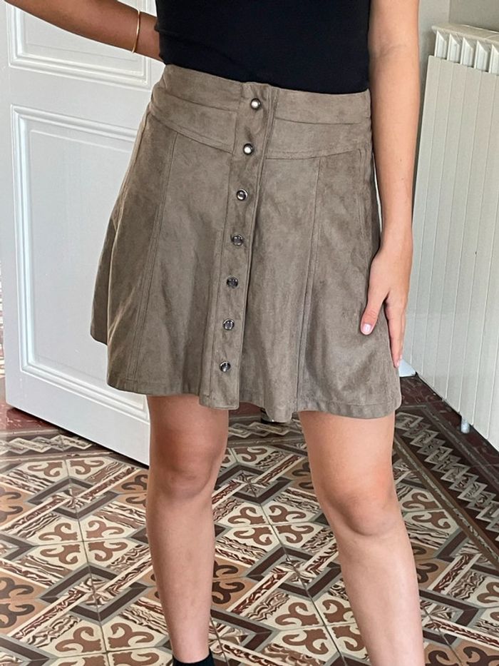 Jupe beige camaïeu - photo numéro 5