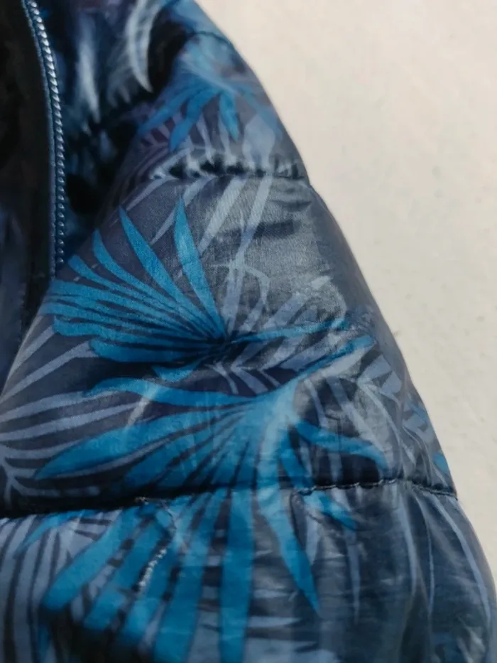 Doudoune fine Grain de Blé bleue marine taille 12 mois - photo numéro 7