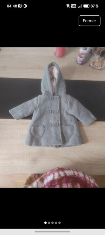 Manteau bébé fille