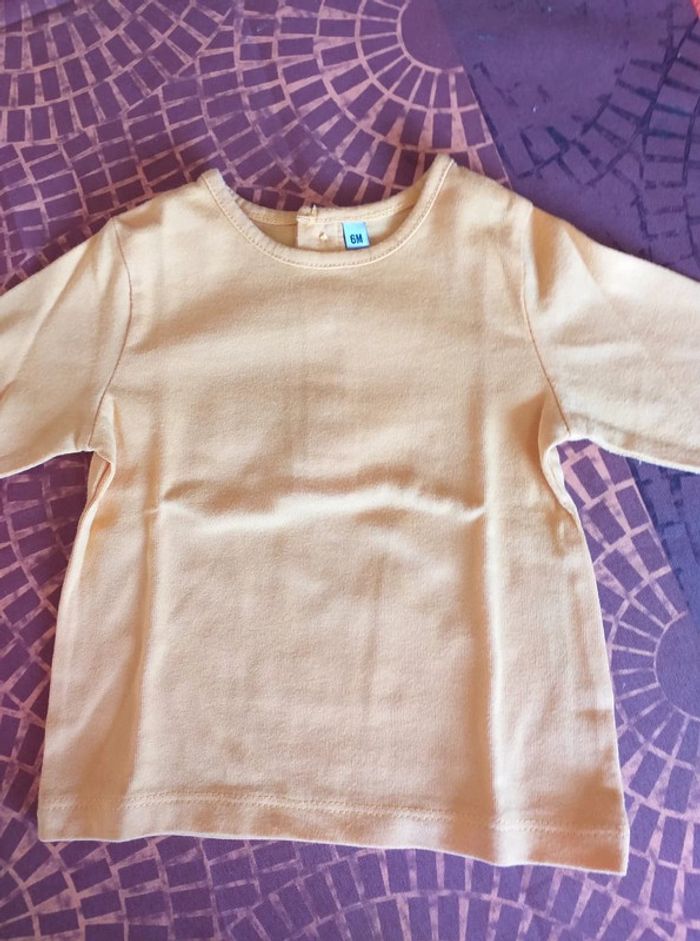 ensemble robe et tee shirt fille 6 mois plus - photo numéro 2