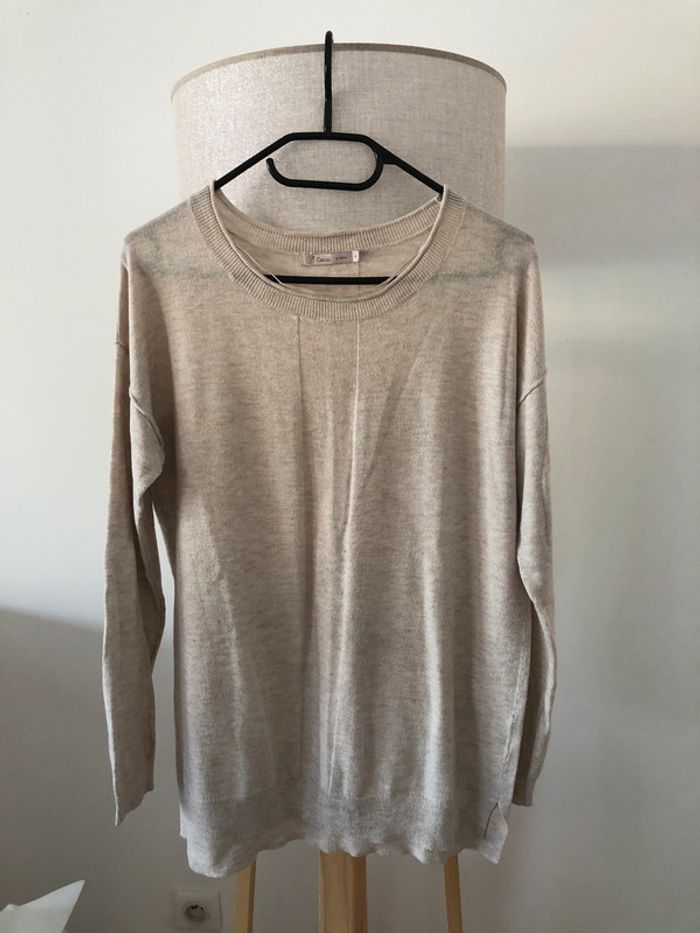 Long pull beige