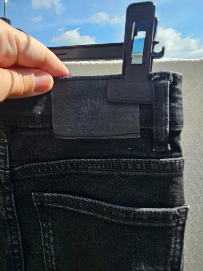 Jean évasé noir fille adolescente femme xxs - photo numéro 5