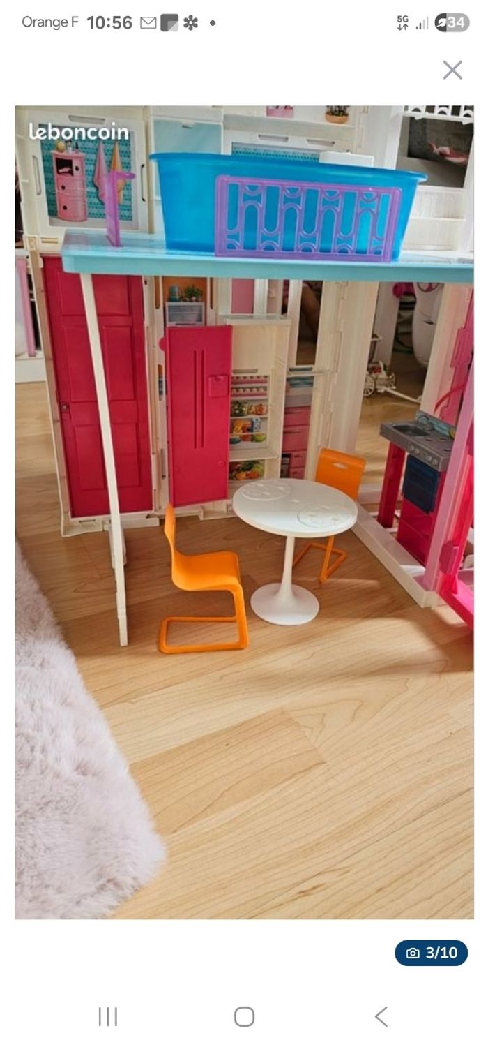 Maison barbie pliante - photo numéro 3