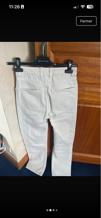 Jean blanc crème taille 32 Pimkie