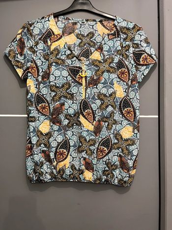 Blouse top femme 3 40/42 motifs ethniques