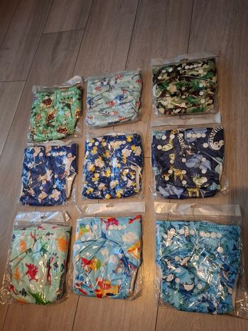 10 Couches lavables et inserts