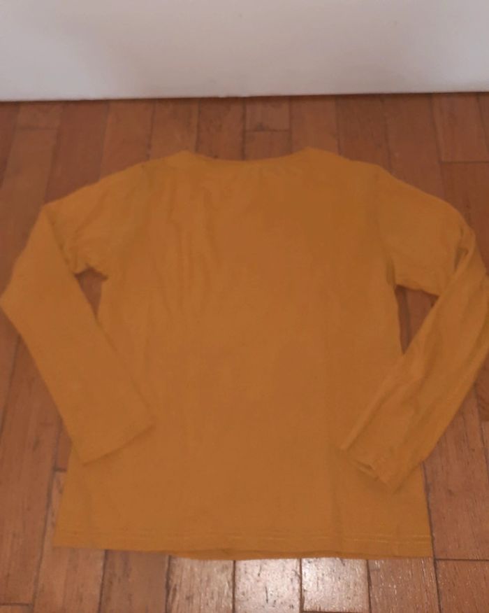 Tee shirt jaune orchestra 12 ans hamburger frite pizza - photo numéro 2