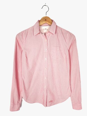 Chemise Levi's Blanche à Rayures Roses Femme - Taille XS