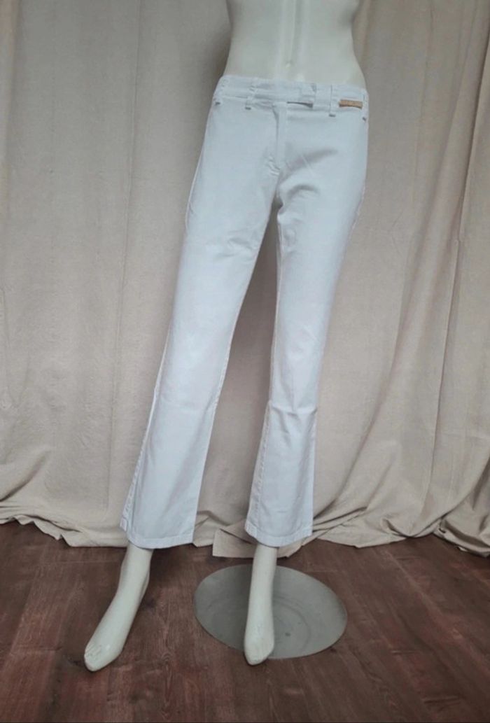 Pantalon blanc bootcut taille 36
