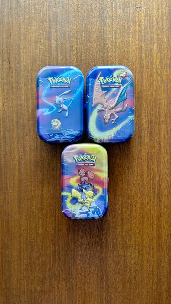 Pokémon Mini Tins Kanto 2019 Réédition