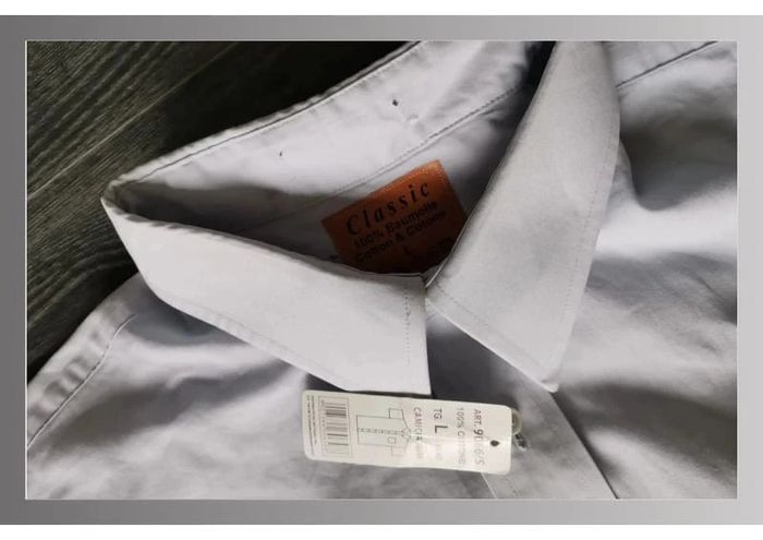 Chemise bleue manche courte Classic Taille L - photo numéro 3