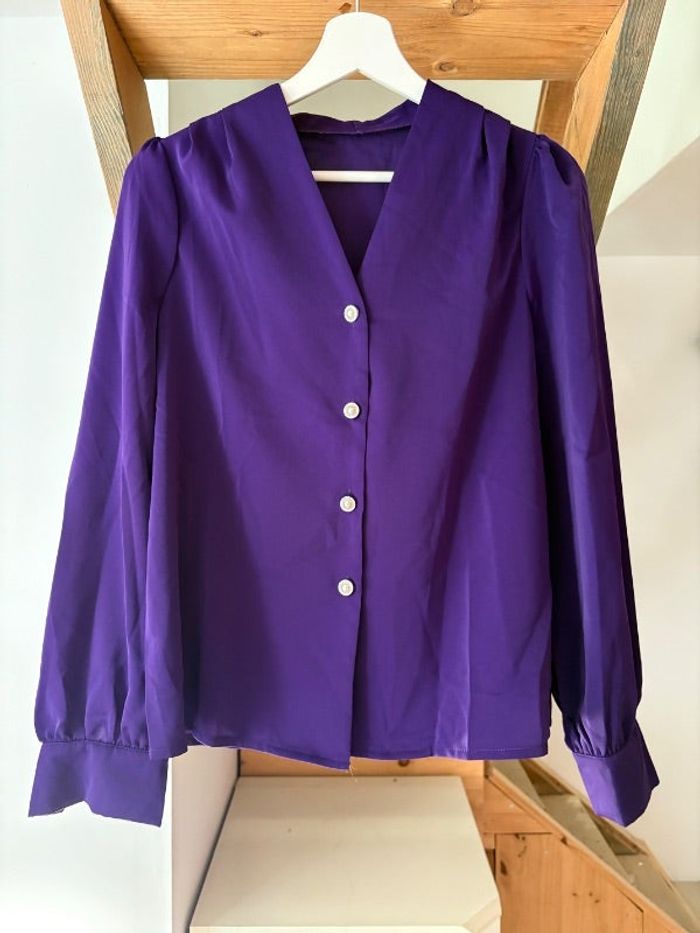 Blouse violette