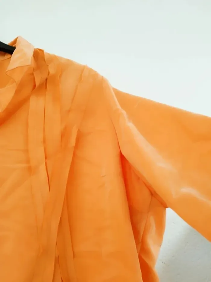 Chemisier orange - Alain Weiz - taille 50 - photo numéro 5