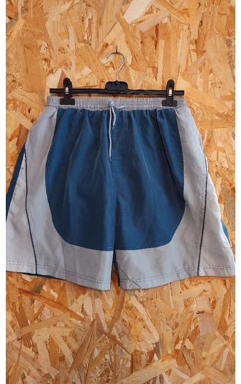 Maillot short bleu gris