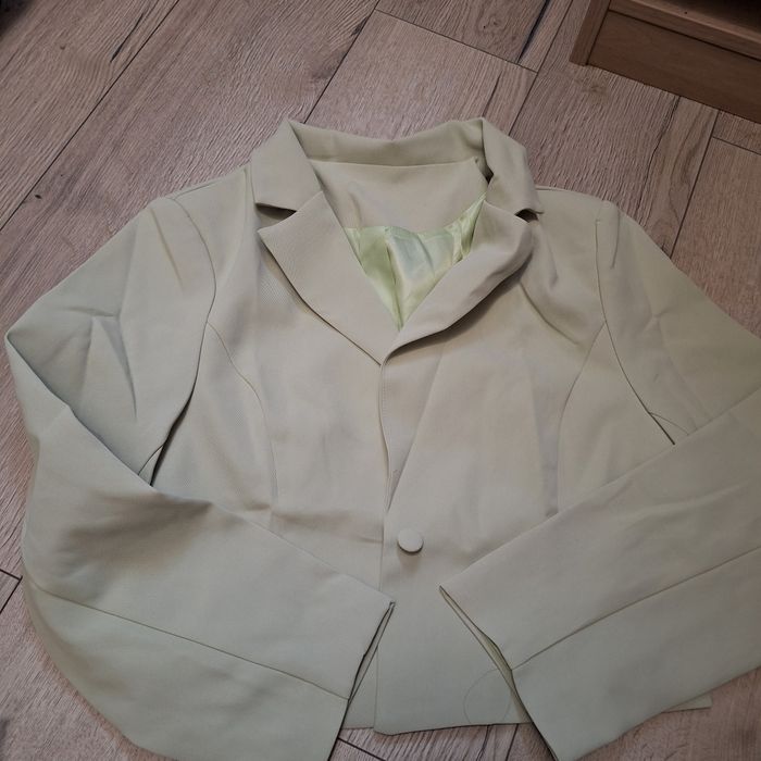 Veste blaser vert menthe taille l