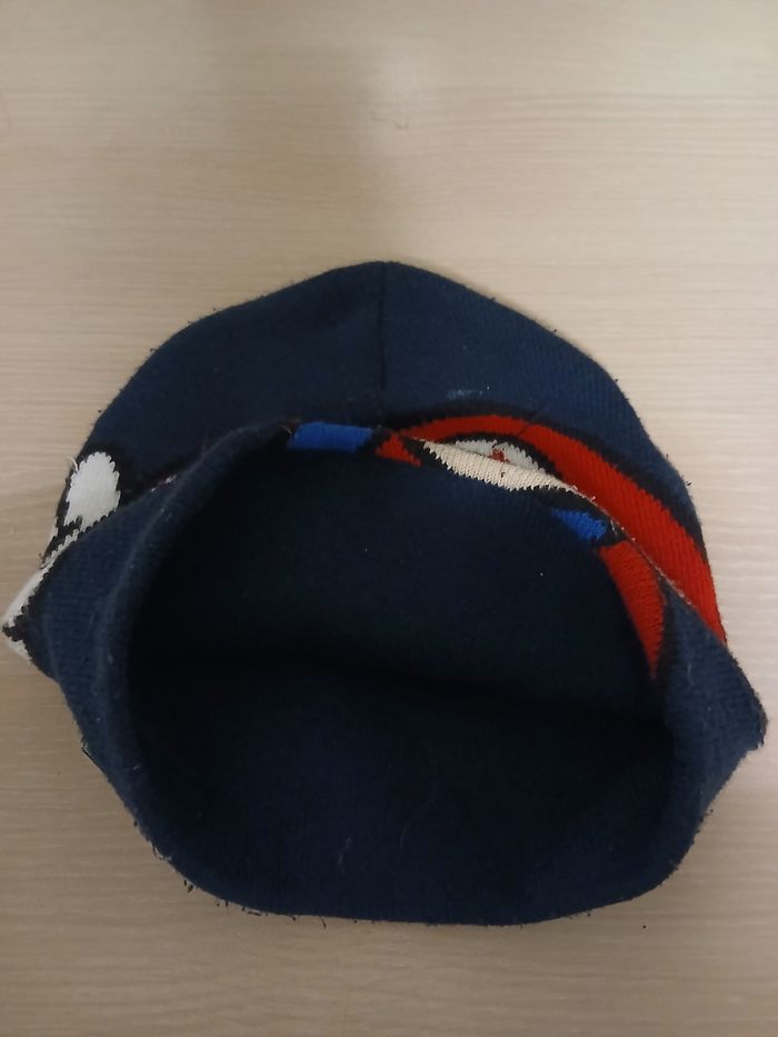 Bonnet  mario taille 2/4  ans matiere coton,polyster tres bonne etat - photo numéro 9