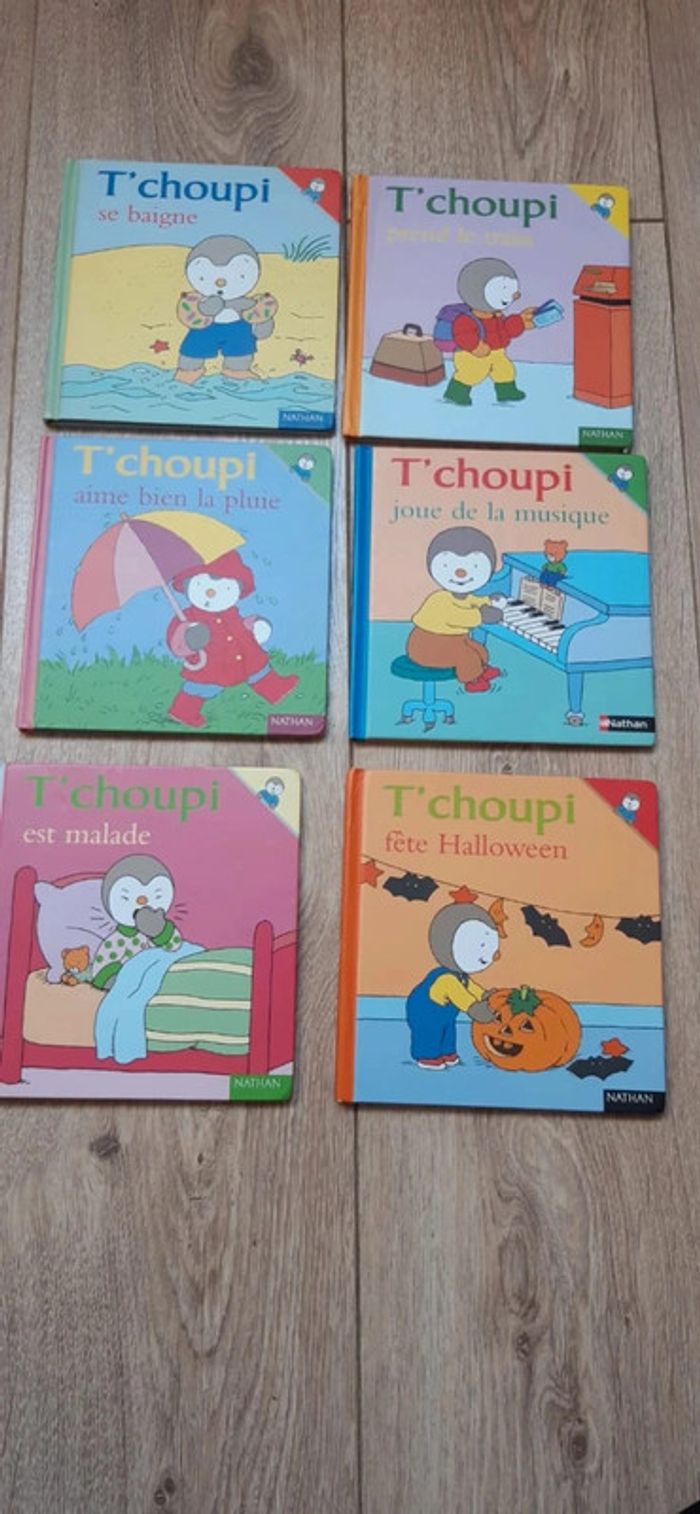 Lot de 6 livres T'Choupi