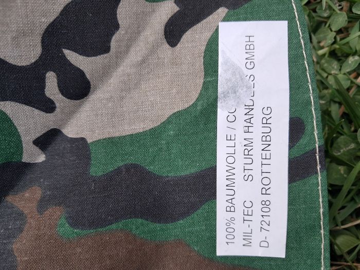 Bandana camouflé woodland - photo numéro 2