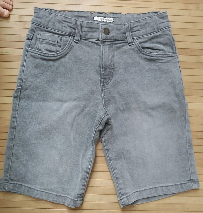 Gemo short Bermuda Jean gris 14 ans