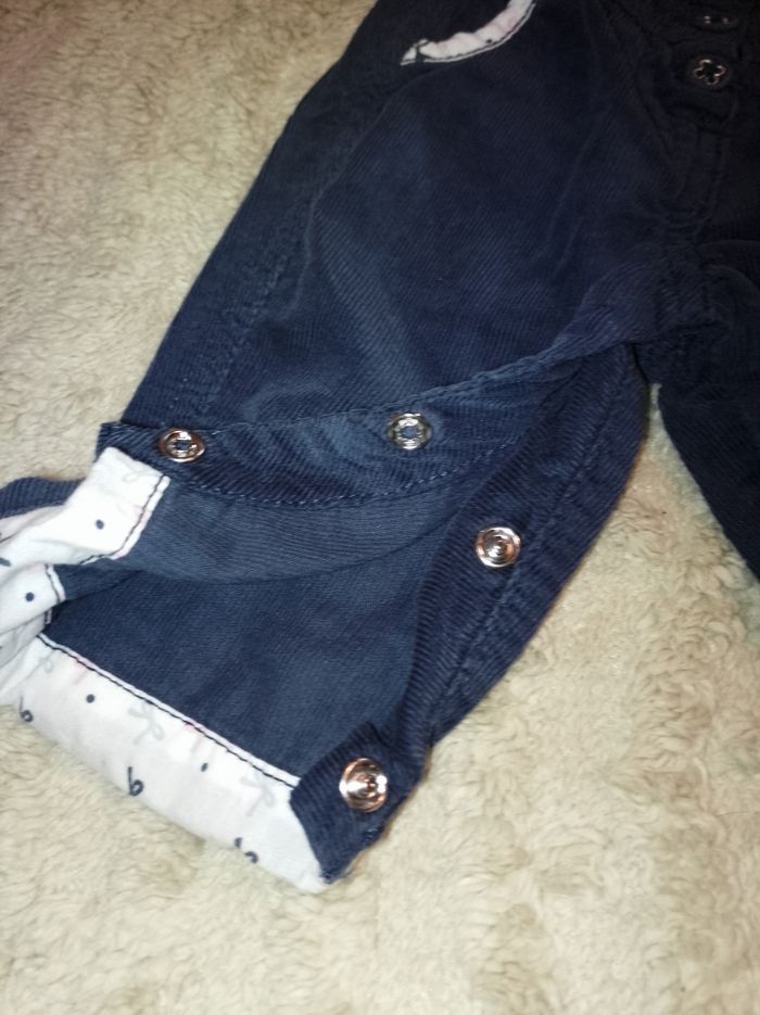 Pantalon bébé en velours côtelé - photo numéro 4