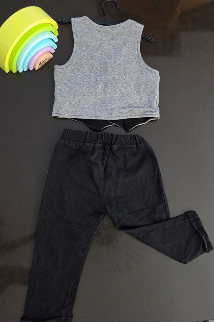 Ensemble pantalon gilet sans manche 86 cm - photo numéro 2
