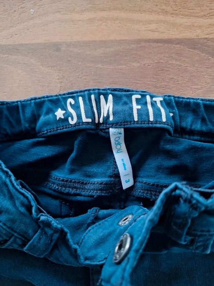 Pantalon slim fit bleu marine Gemo 3 ans - photo numéro 2