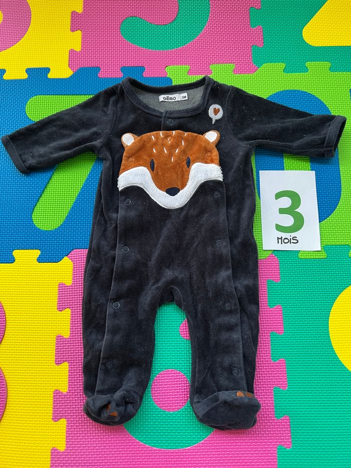 Lot de 7 pyjamas 3 mois - photo numéro 3
