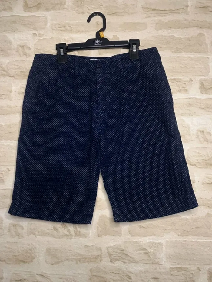 Short Homme Edwin bleu-Taille M