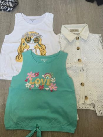 Lot de 3 hauts fille 8 ans