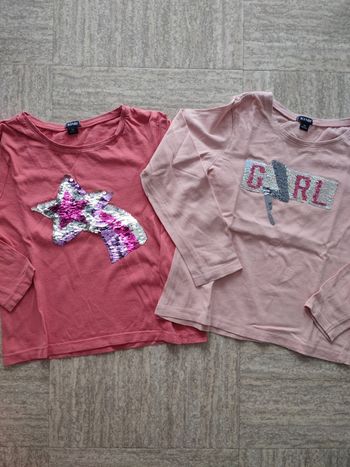 Lot de 2 pulls fille 5 ans