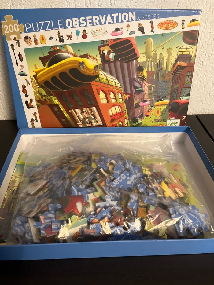 Puzzle observation & poster 200 pièces - photo numéro 6