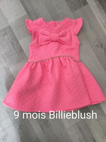 Robe rose 9 mois Billieblush
excellent état comme neuve