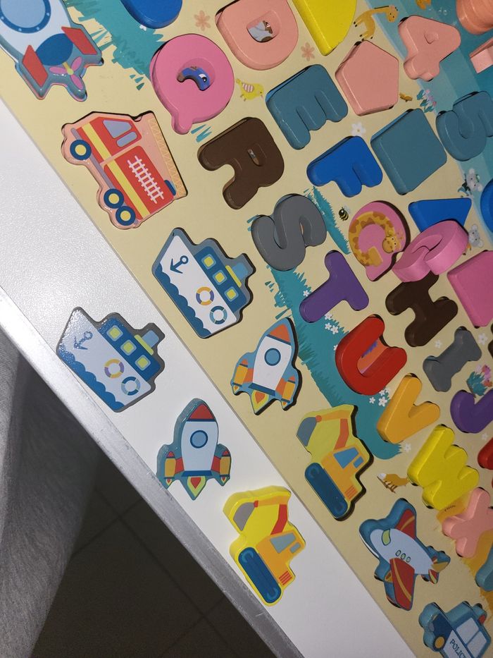 Jeu d apprentissage en bois - photo numéro 6