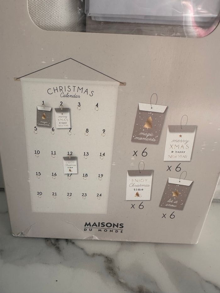 Calendrier de l’avent à remplir soi même - photo numéro 2