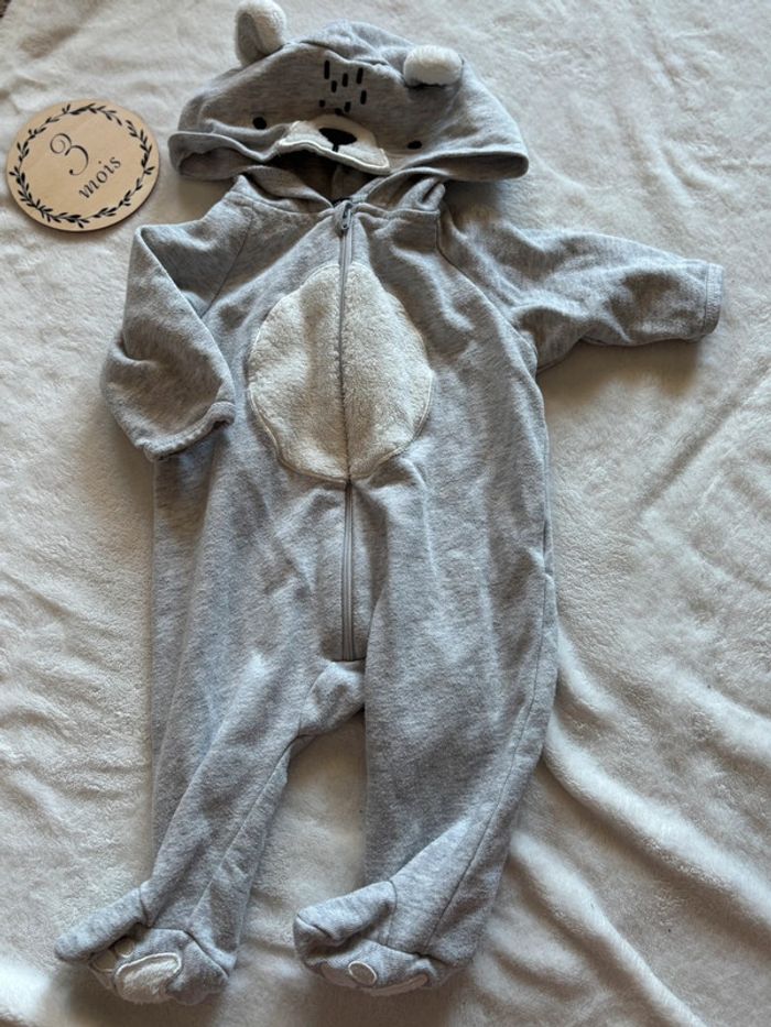 Combinaison ourson 3 mois Kiabi