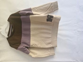 Pull 4 ans Djdutch jeans Beige violet marron