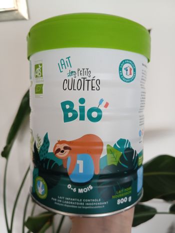 Lait premier age Petits Culottés Bio non epaissi