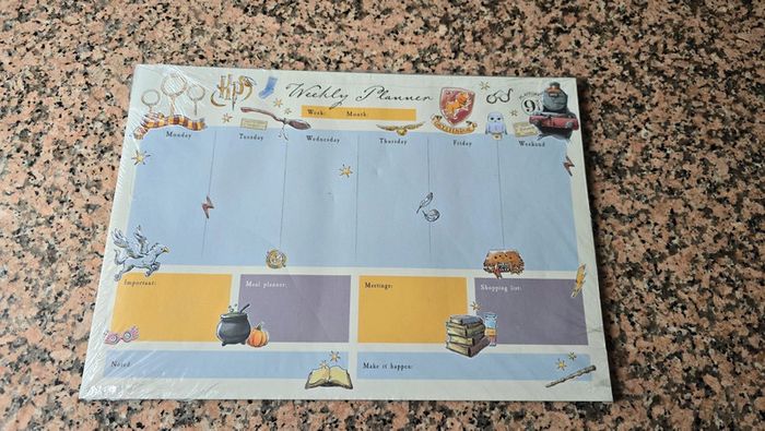 Emploi du temps harry Potter neuf sous blister