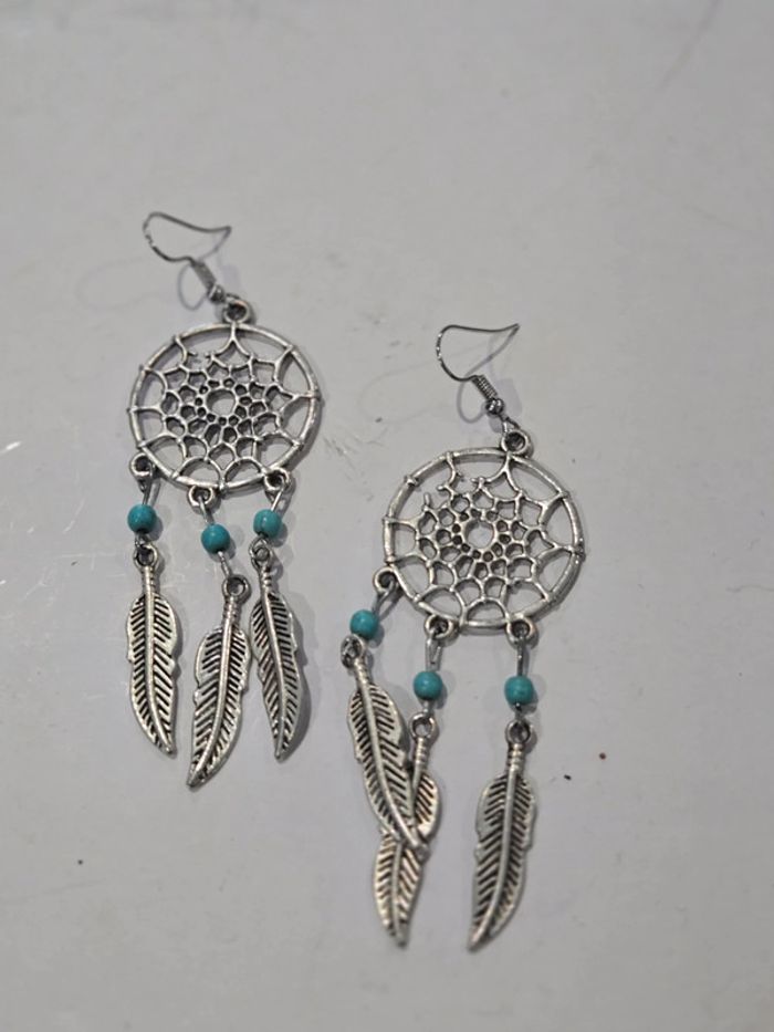 Boucle d'oreilles attrape rêve